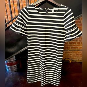 Black & White J Crew Midi Dress size XXS
